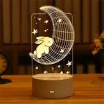 Lampe de chevet 3D LED Saint-Valentin