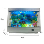 Lampe de Chevet Aquarium Poissons Tropicaux pour Enfants