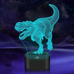 Lampe de chevet USB 3D Dinosaures