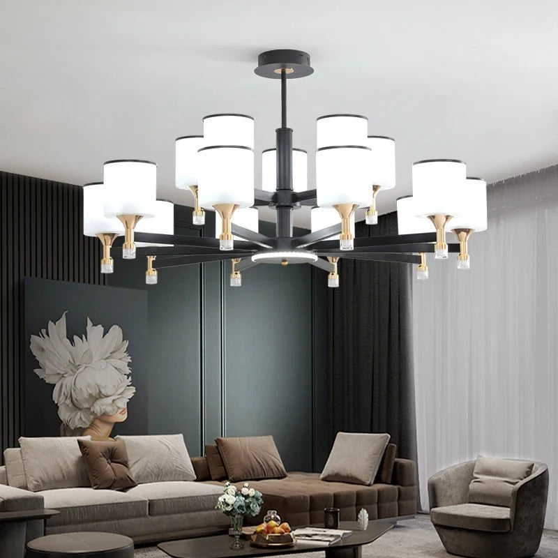 Lustre lumineux design contemporain