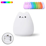 Lampe de chevet Chat Mignon Tactile pour Enfants