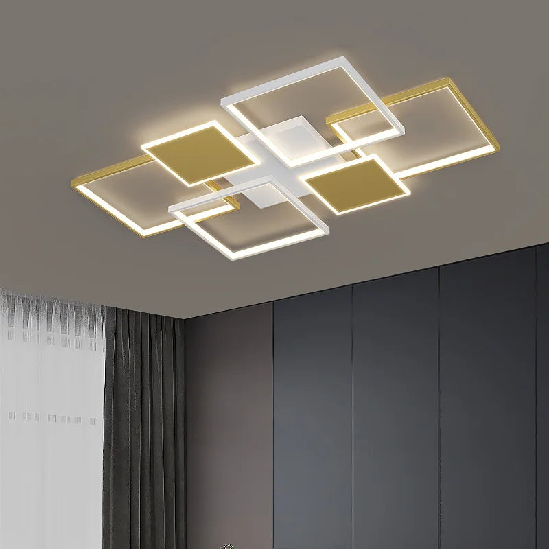 Lustre LED contemporain raffiné