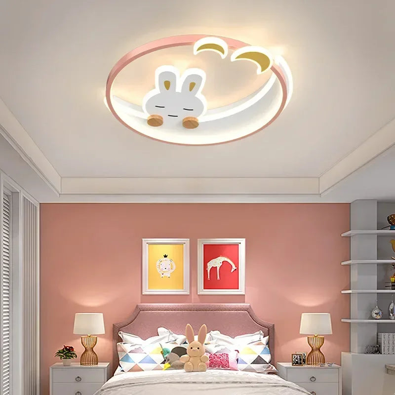 Lustre pour bébé en rose ou en vert