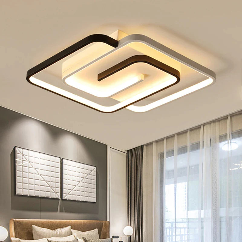 Lustre LED Design Intérieur Élégant