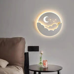 Applique Mural Lune Enfant