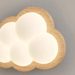 Applique Murale Nuage Bois