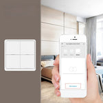 Interrupteur connecté avec quatre commutateurs et contrôle à distance