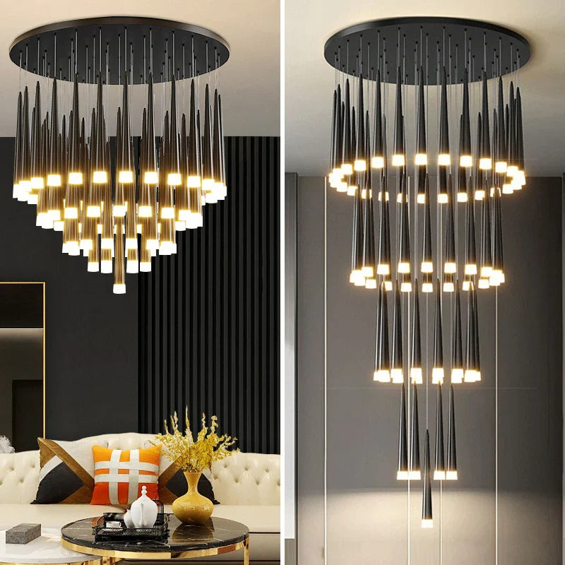 lustre suspendu moderne à LED pour intérieur contemporain