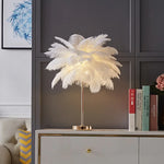 Lampe de chevet Plumes Tactile LED