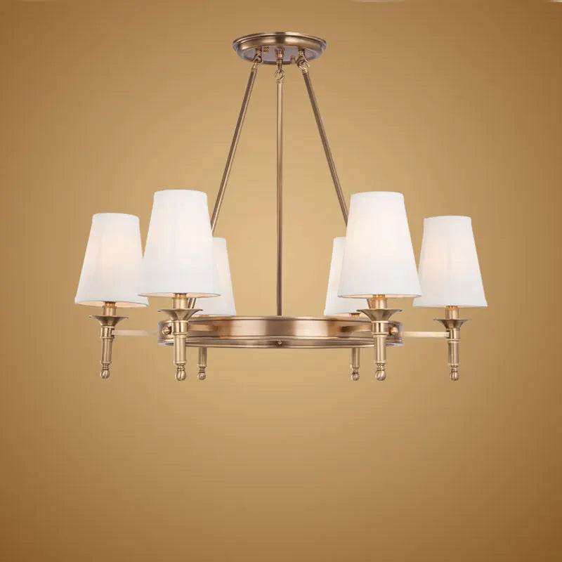 Lustre cuivre bronze design moderne