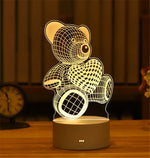 Lampe de chevet 3D LED Saint-Valentin