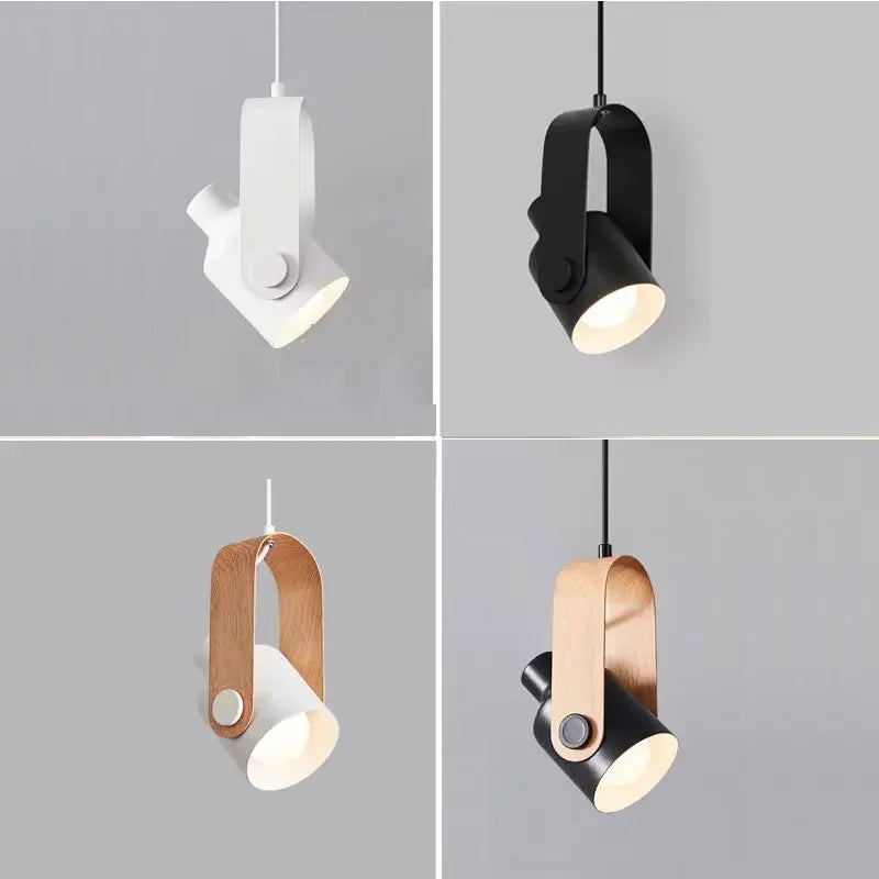 Suspension lumineuse en bois scandinave