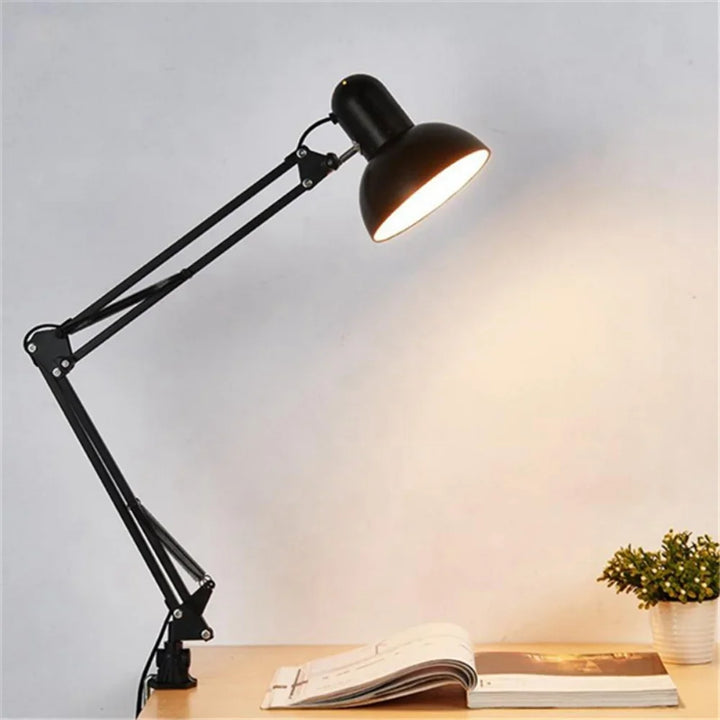 Lampe de Bureau Pliable à Clip Moderne