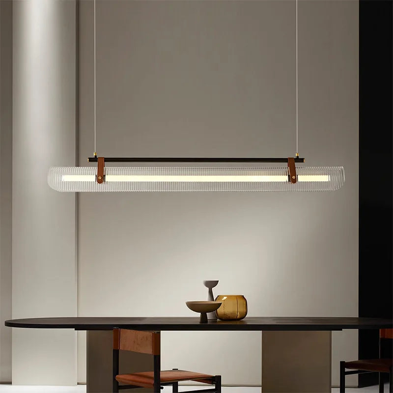 Lustre LED minimaliste contemporain élégant