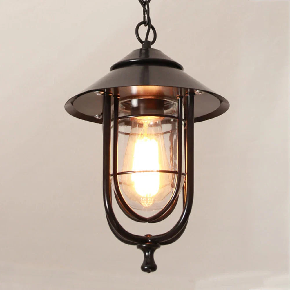 lustre extérieur rétro pour éclairage de jardin et allée