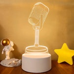 Lampe de chevet 3D LED Musicale