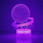 Lampe de Chevet 3D Basketball Tactile LED