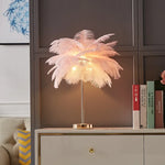 Lampe de chevet Plumes Tactile LED