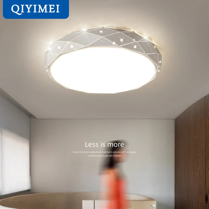 lustre en fer réglable avec télécommande pour intérieur