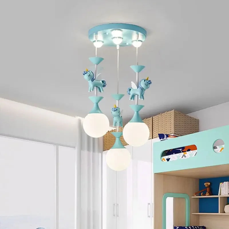 Lustre LED Design Fille Moderne