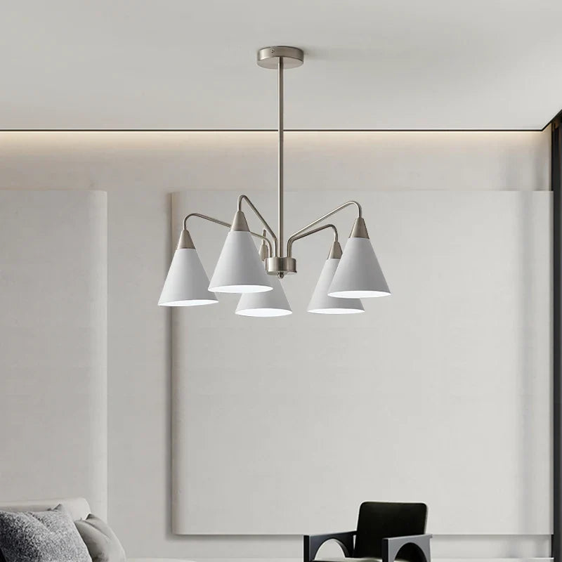 lustre rétro médiéval en fer pour décoration intérieure minimaliste