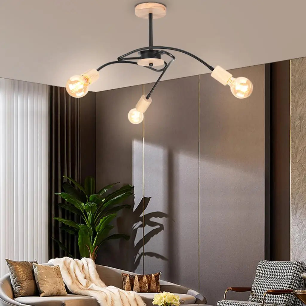 Suspension Lustre Sputnik Chrome Moderne