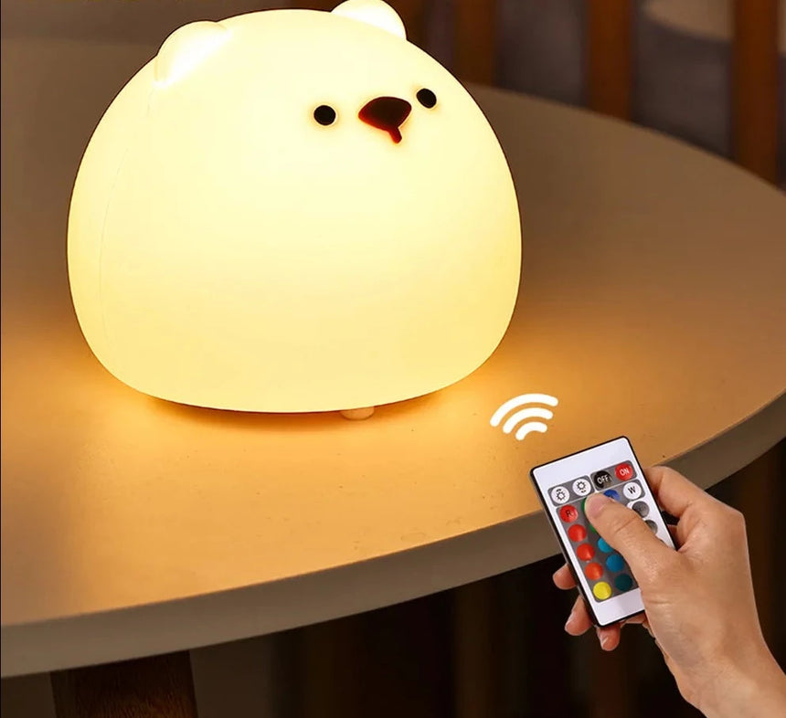 Lampe de chevet LED Ourson pour Enfants