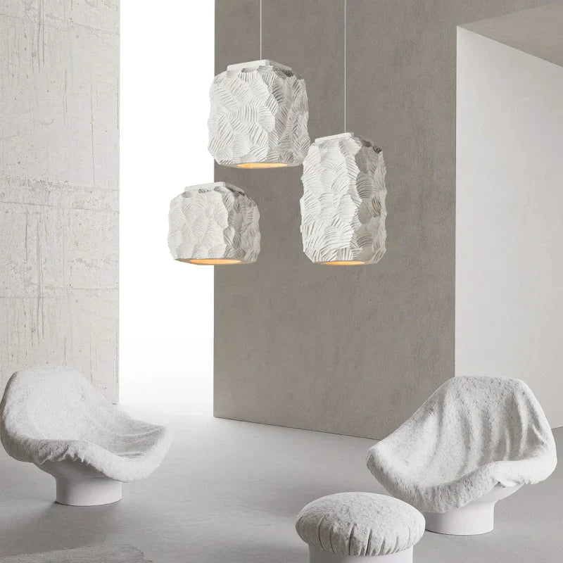 lustre nordique wabi sabi led créatif art personnalisé