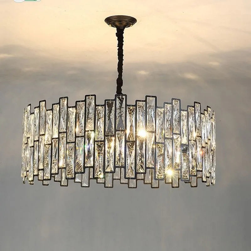 Lustre design cristal lumineux élégant