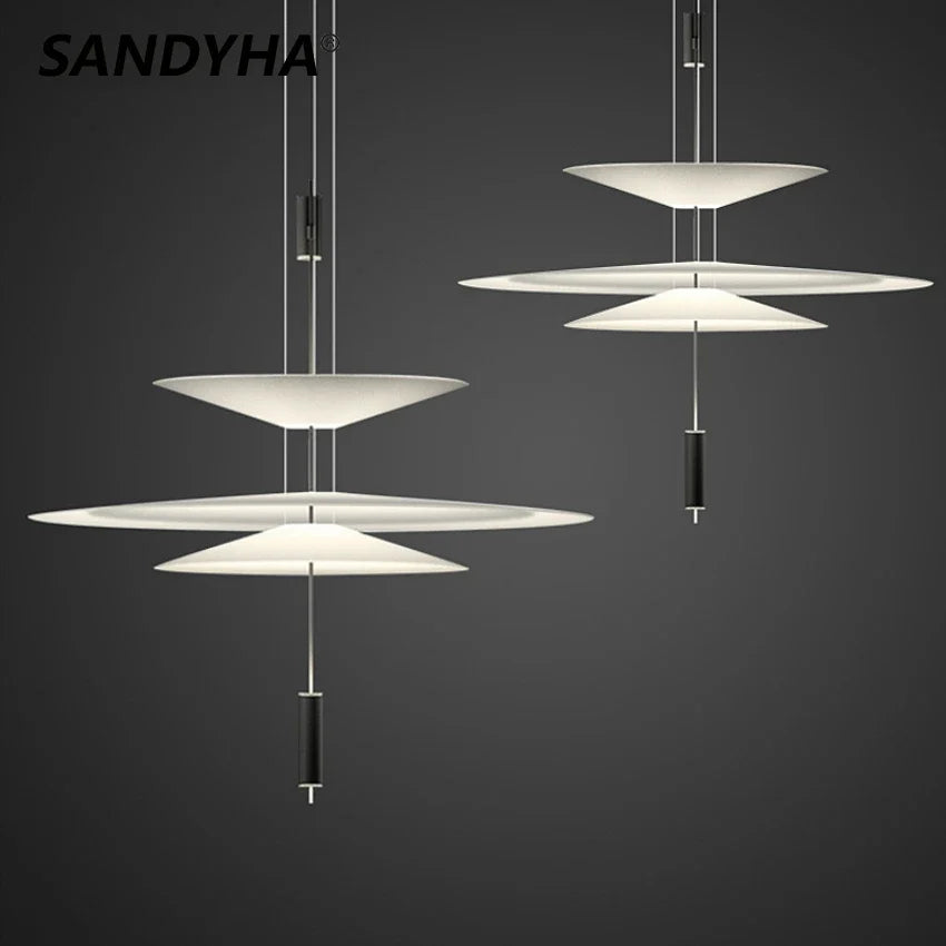 Lustre Sandyha design futuriste lumineux