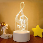 Lampe de chevet 3D LED Musicale