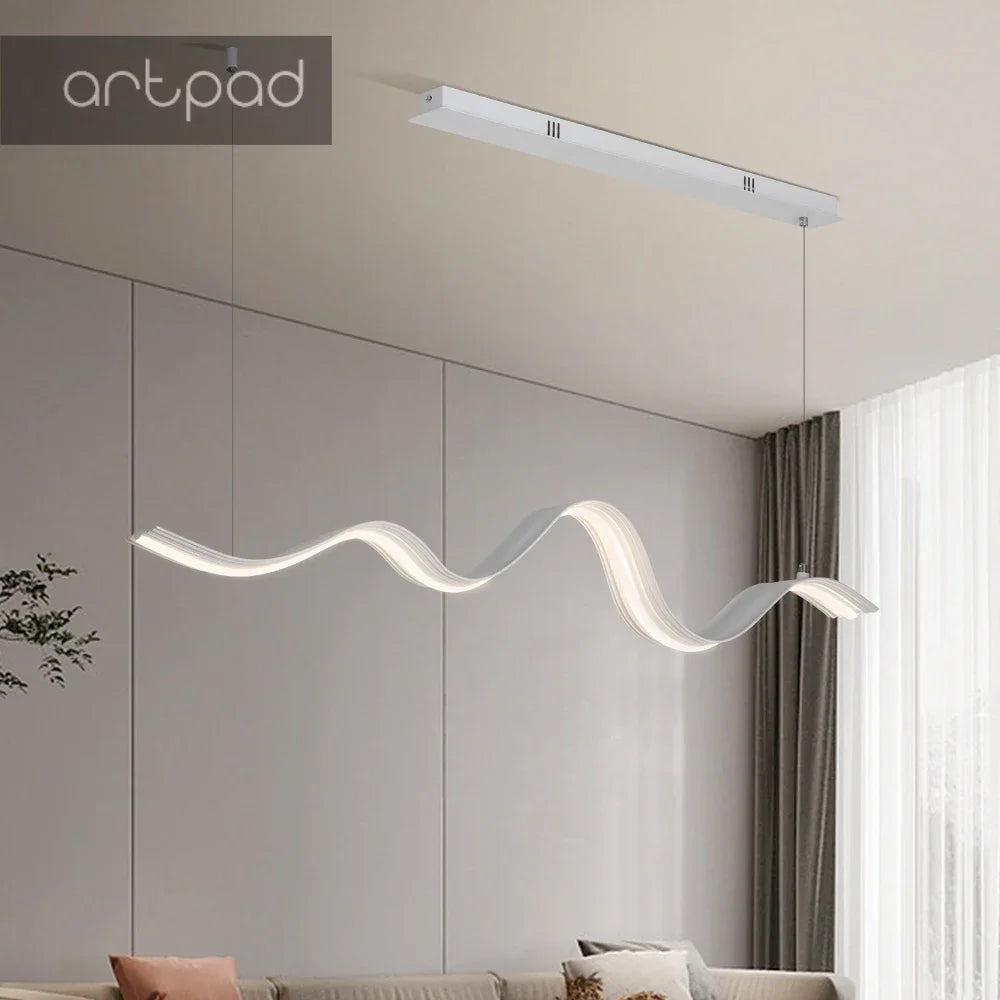 lustre dimmable créatif avec télécommande pour éclairage moderne