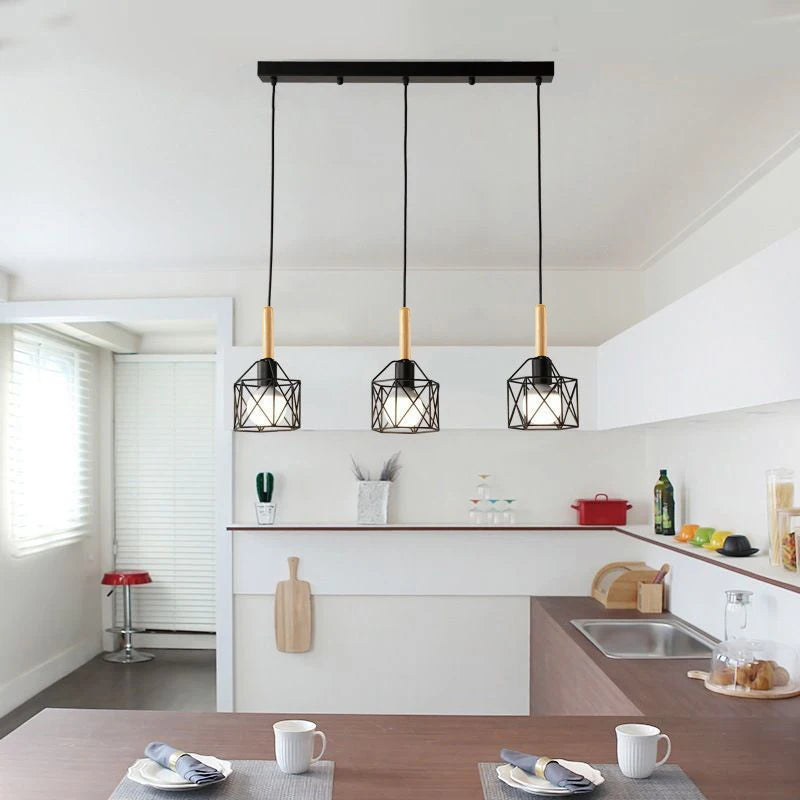 Lustre led nordique eclairage design pour cuisine salle a manger salon