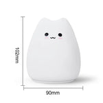 Lampe de chevet Chat Mignon Tactile pour Enfants