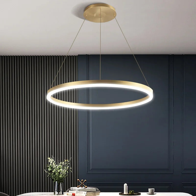 Lustre LED scandinave minimaliste élégant