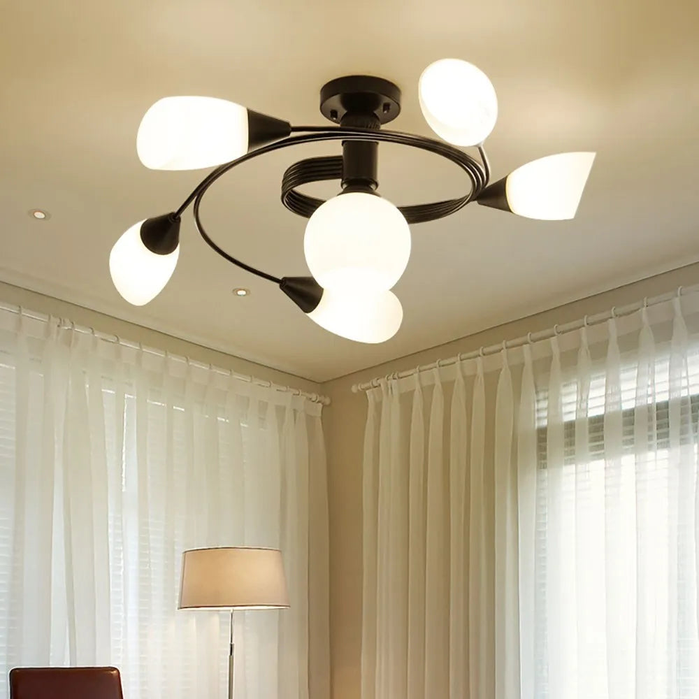 Suspension design luminaire moderne