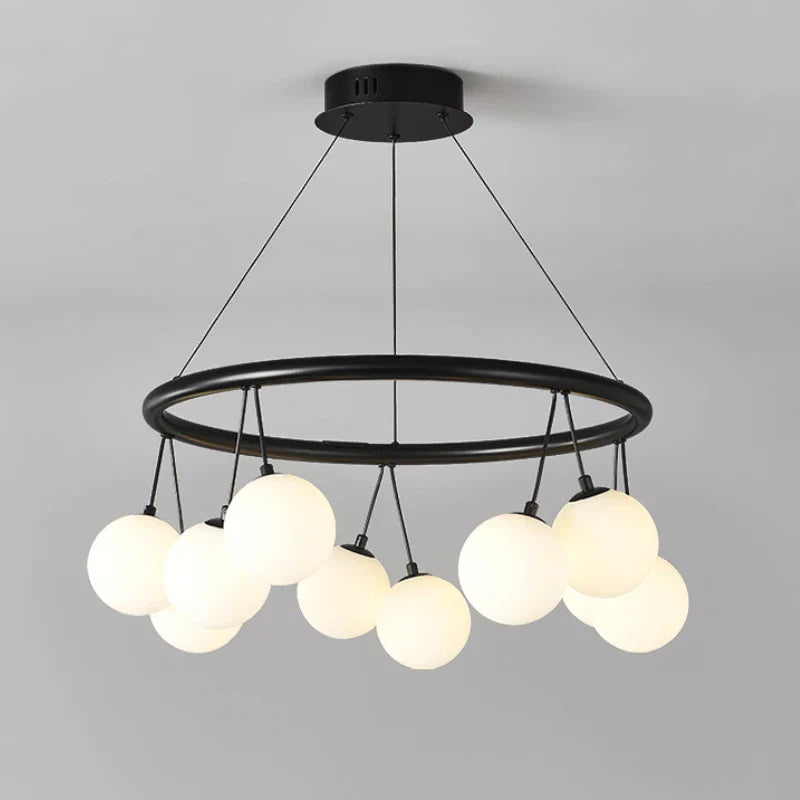 Lustre LED moderne transparent unique