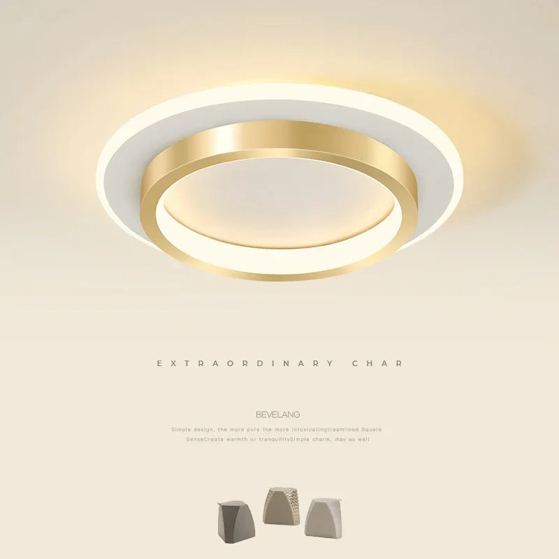 Lustre LED contemporain élégant