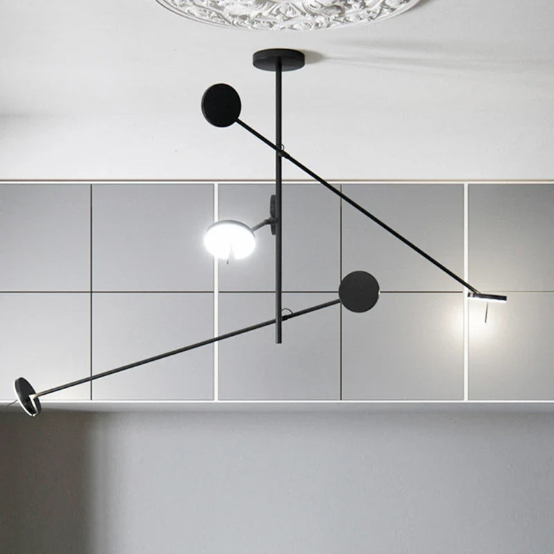 Lustre moderne élégant suspendu lumineux