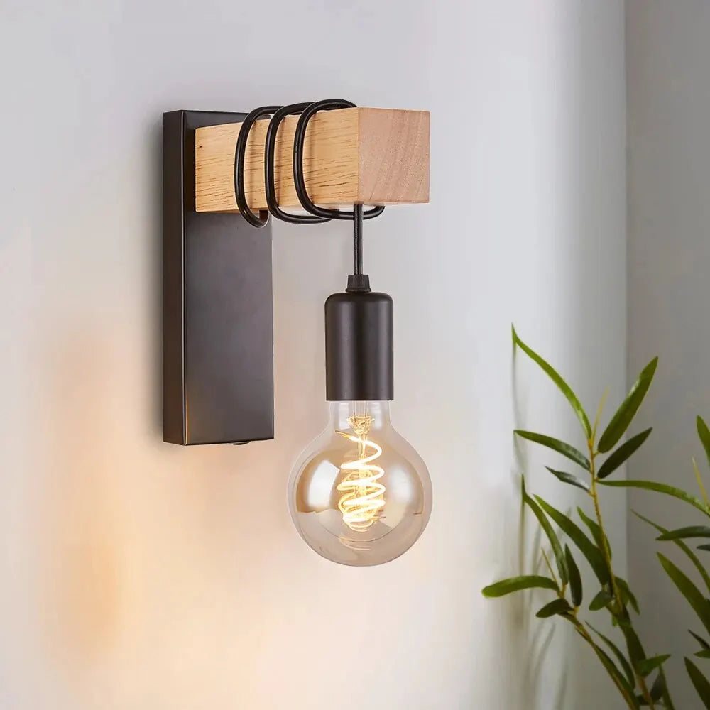 Lampe de chevet Murale Industrielle Forme