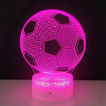 Lampe de chevet 3D Tactile ballon de Football