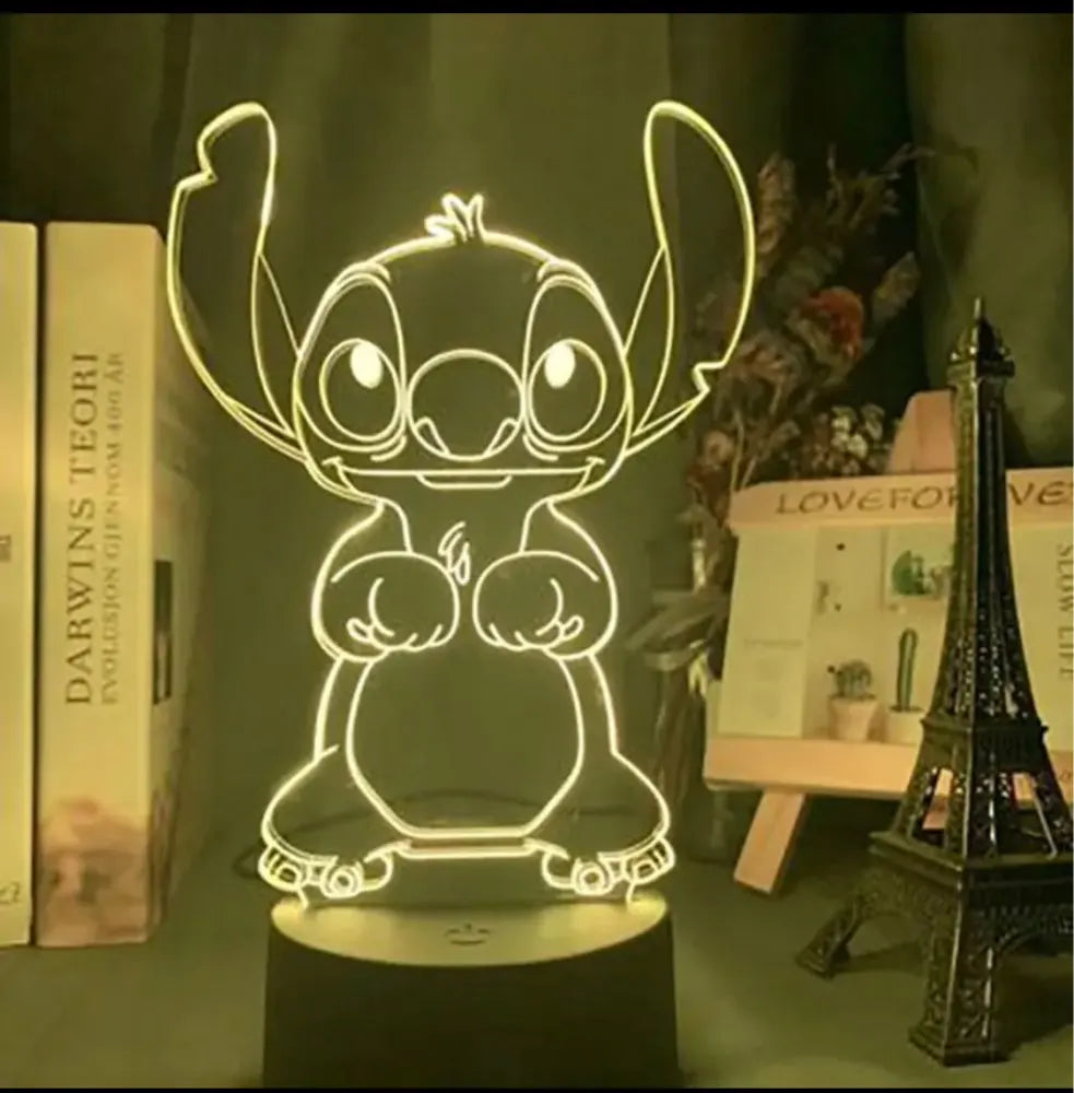 Lampe de chevet 3D Tactile Animaux