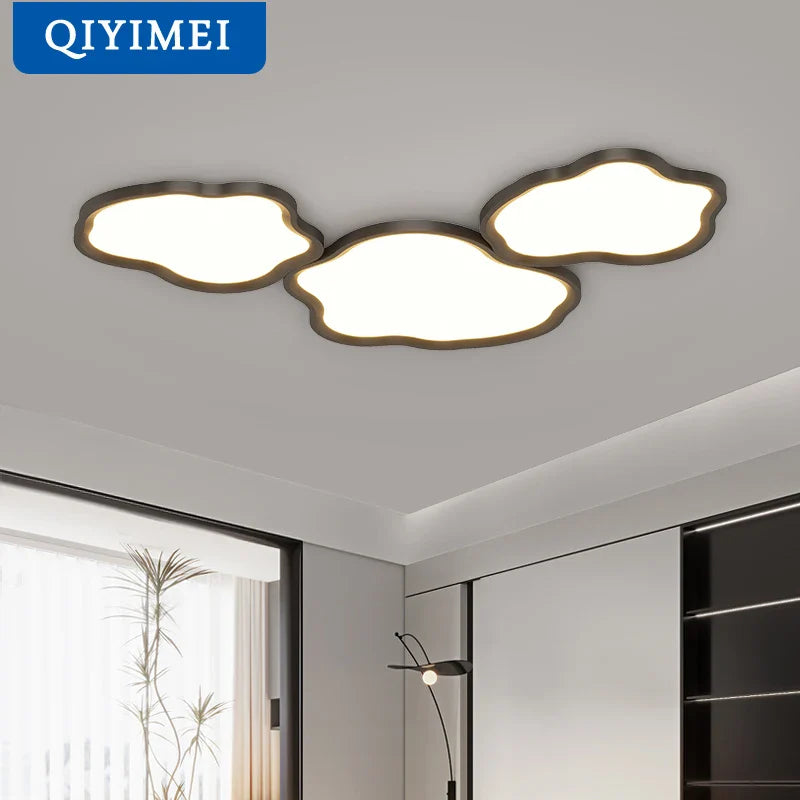 Lustre élégant nuage lumineux moderne