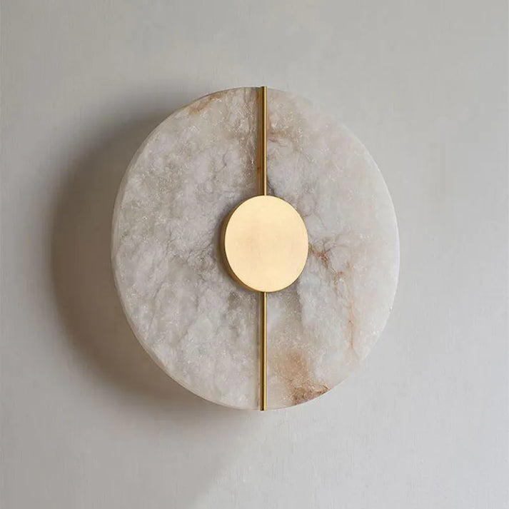 Applique murale ronde en marbre nordique moderne LED 1 lumière