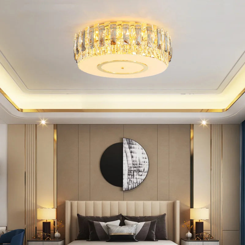 Lustre LED contemporain élégant dimmable