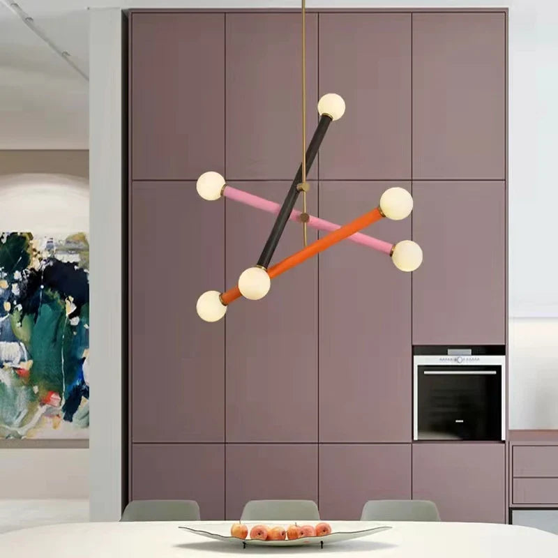 lustre art déco minimaliste pour magasin éclairage suspendu