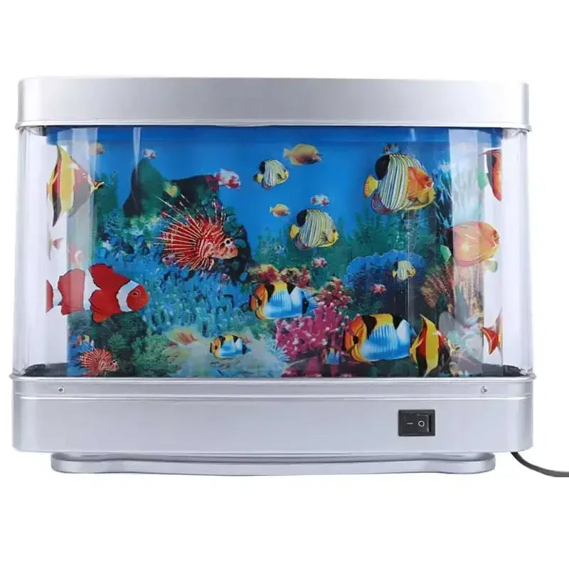 Lampe de Chevet Aquarium Poissons Tropicaux pour Enfants