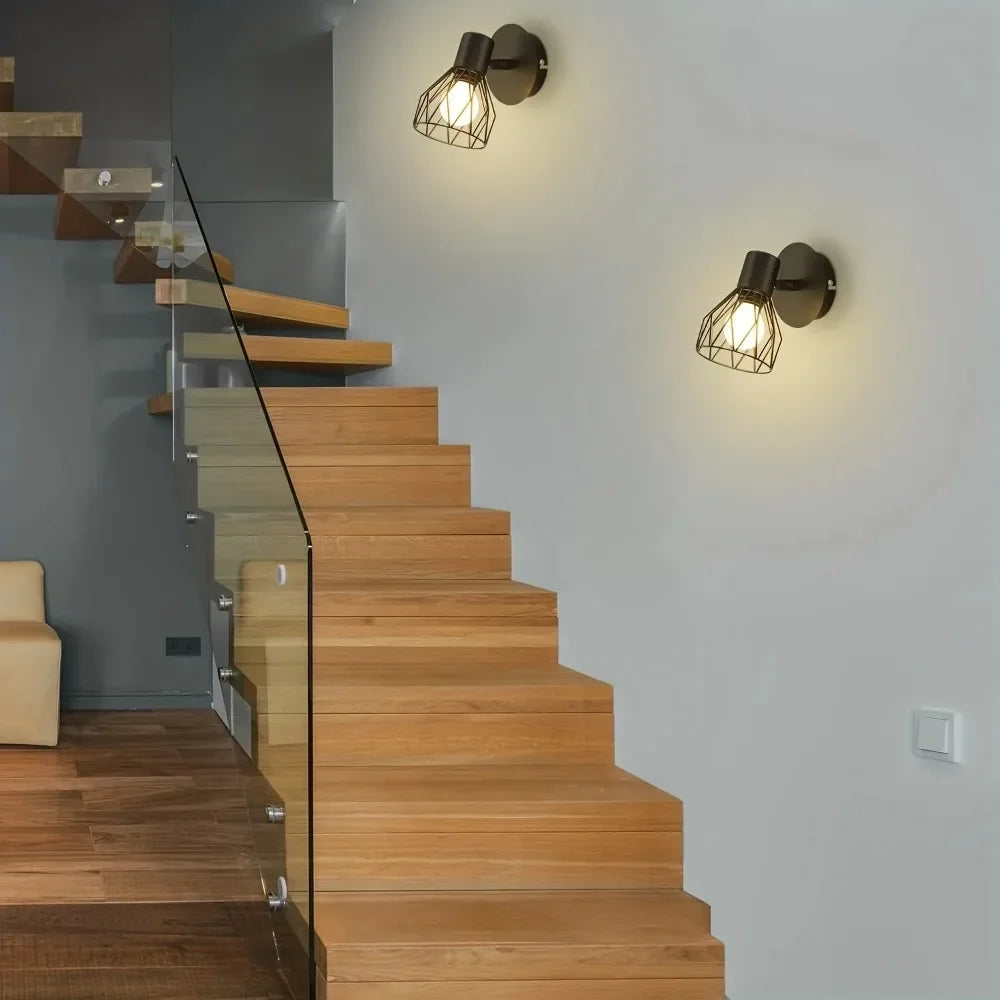 Luminaire abat-jour cosy pour couloir 