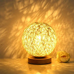 Lampe de chevet Rotin Lune