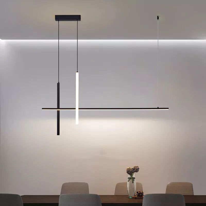 Lustre LED design épuré dimmable